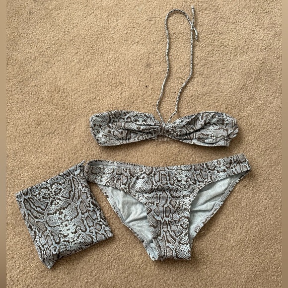 Anti-Flirt Snakeskin Bikini - Picture 1 of 2
